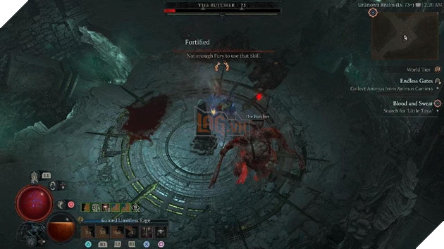 Game thủ Diablo 4 bất ngờ chạm trán con trùm The Butcher cấp 1 và cái kết không mấy thú vị