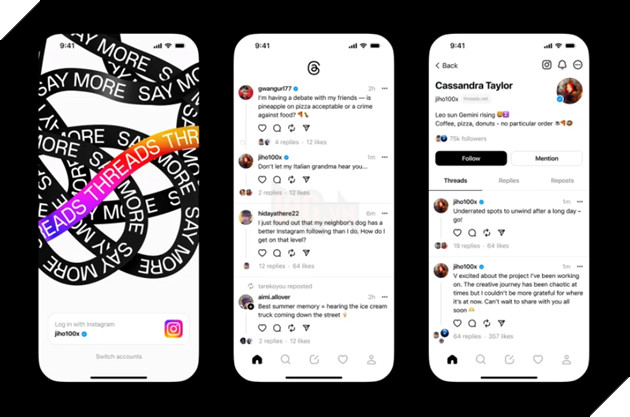 Threads, đối thủ của Twitter hiện đã có mặt trên iOS và Android
