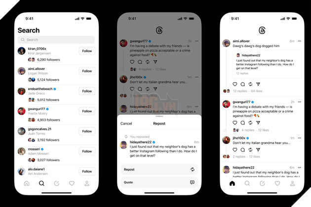 Threads, đối thủ của Twitter hiện đã có mặt trên iOS và Android