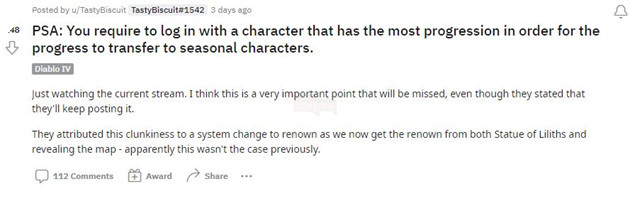 Diablo 4: Một lưu ý nhỏ dành cho mọi game thủ trước khi bước vào Mùa đầu tiên 2