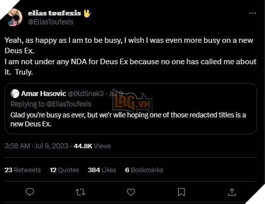 Thương hiệu Deus Ex có thể trở lại, nhưng người hâm mộ lại phải nhận tin không vui 2