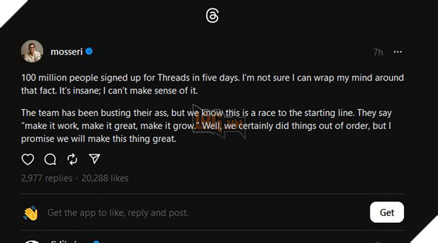 Tương lai của Twitter lung lay khi mạng xã hội Threads đạt 100 triệu người dùng chỉ sau 5 ngày 3