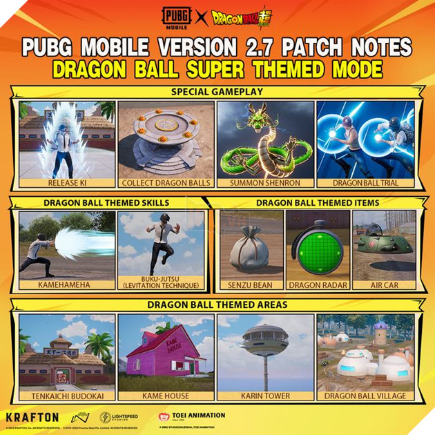 Dragon Ball Super x PUBG Mobile chính thức cập bến phiên bản 2.7 5