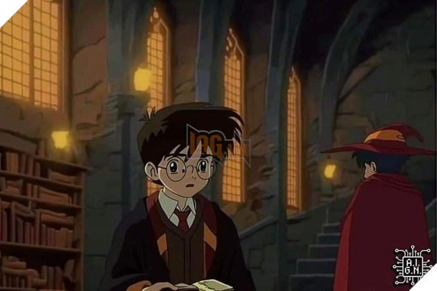 Harry Potter đặt chân vào thế giới hoạt hình Ghibli