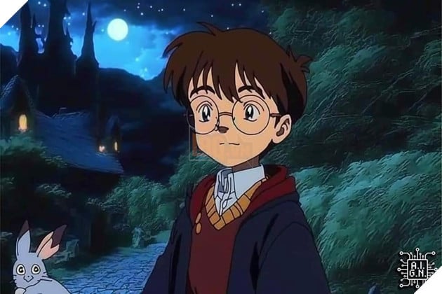 Harry Potter đặt chân vào thế giới hoạt hình Ghibli