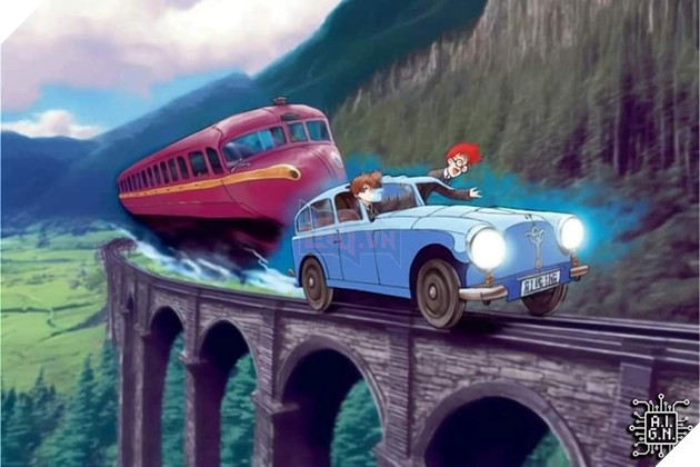 Harry Potter đặt chân vào thế giới hoạt hình Ghibli