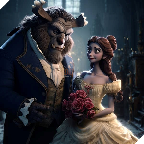 Sẽ thế nào nếu nhân vật Disney được AI vẽ lại theo phong cách kinh dị Tim Burton? 8