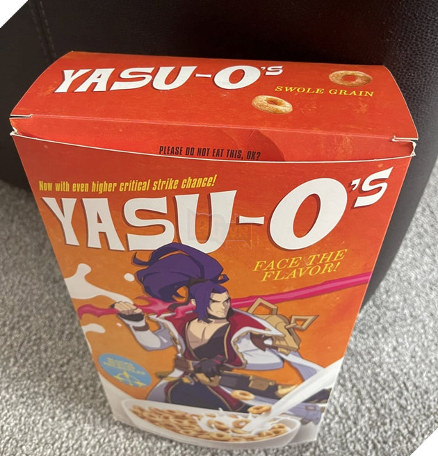 LMHT: Không chỉ có skin mới mà Yasuo còn quảng bá cho thương hiệu ngũ cốc từ Riot Games