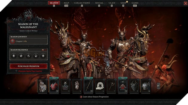 Blizzard hé lộ các loại Malignant Heart sẽ góp mặt trong Diablo 4 Mùa 1 và cách để cày chúng