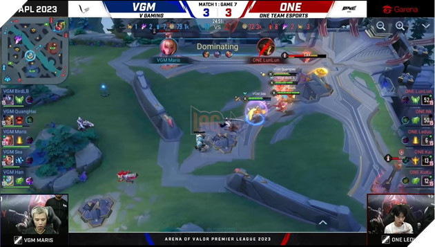 APL 2023: Thực hư việc V Gaming giành thắng lợi trước ONE Team nhờ bug game 2