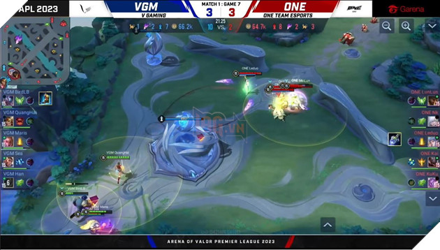 APL 2023: Thực hư việc V Gaming giành thắng lợi trước ONE Team nhờ bug game 3