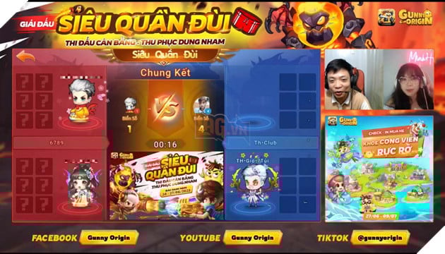 Nhiệt lửa vòng chung kết giải đấu Siêu Quần Đùi của Gunny Origin 