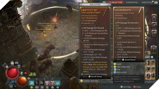 Diablo 4: Blizzard tung bản cập nhật giới thiệu 6 vũ khí Unique mới, buff quái vật và nerf người chơi 2