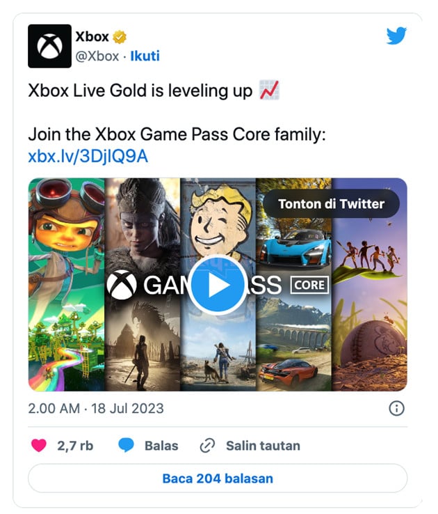 Microsoft ra mắt Xbox Game Pass Core, thay thế Xbox Live Gold vào tháng 9 tới