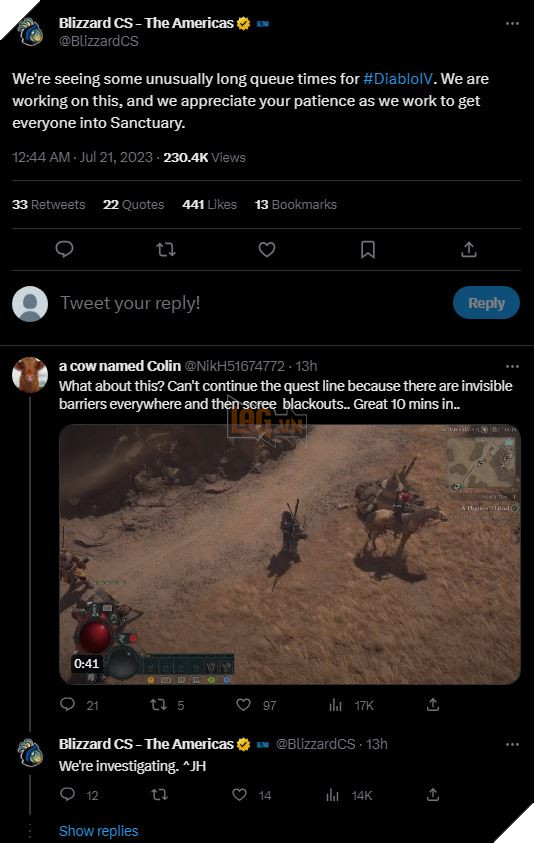 Diablo 4 bắt đầu Mùa mới, game thủ bắt đầu trải nghiệm cảm giác Hàng chờ một lần nữa 3