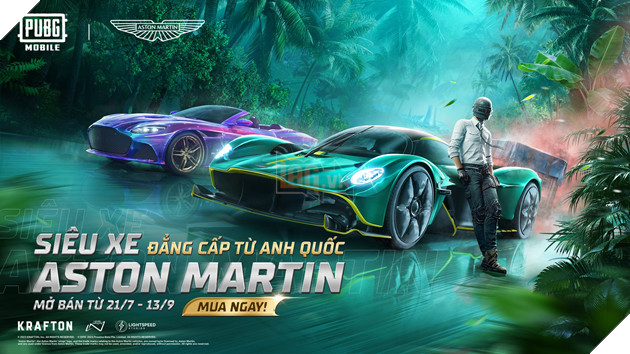 Aston Martin đổ bộ vào thế giới PUBG Mobile với ba mẫu siêu xe đẳng cấp mang màu sắc độc quyền