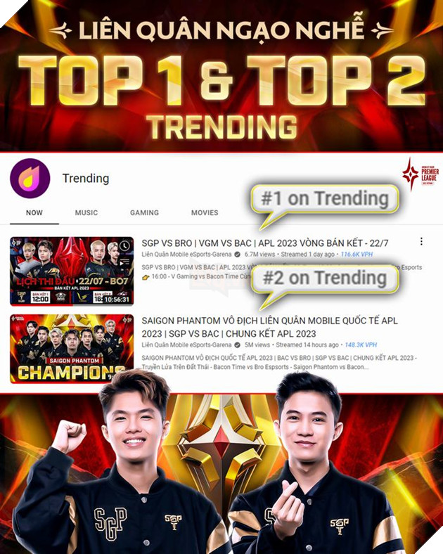 Chung kết APL 2023: Saigon Phantom nâng cúp vô địch trên đất Thái, Lai Bâng trở thành FMVP và kỷ lục trên một triệu người xem cùng lúc 9