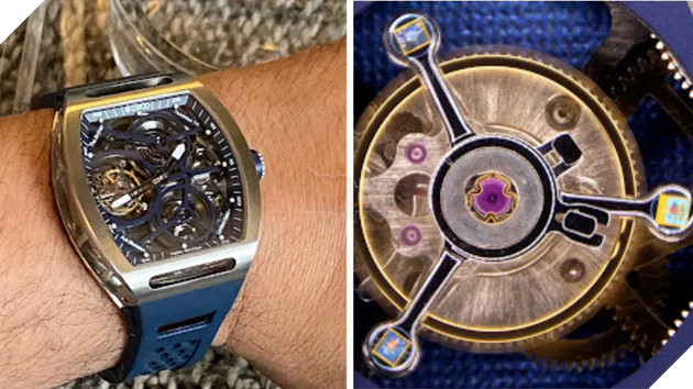 Chiếc đồng hồ đính các tác phẩm của danh hoạ Vincent van Gogh được bán với giá 193.00 USD