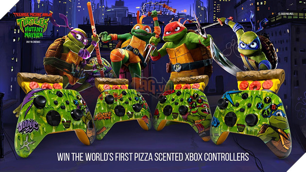 Xbox giới thiệu phiên bản tay cầm mới với khả năng tỏa mùi hương pizza