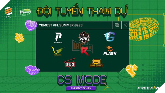 Giải đấu cấp độ cao nhất của Free Fire Việt Nam - Yomost VFL Summer 2023 chính thức khởi tranh, đánh dấu cột mốc 10 mùa giải chuyên nghiệp 2