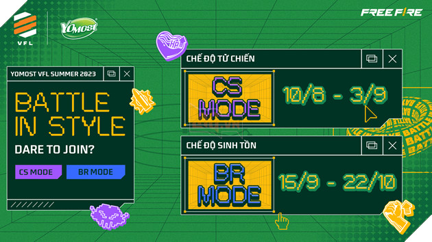 Giải đấu cấp độ cao nhất của Free Fire Việt Nam - Yomost VFL Summer 2023 chính thức khởi tranh, đánh dấu cột mốc 10 mùa giải chuyên nghiệp 7