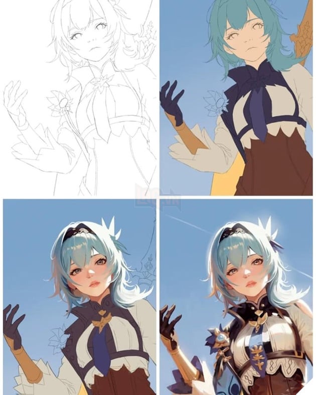 Genshin Impact: Bị nghi ngờ vẽ tranh bằng AI, nữ hoa sĩ tung bằng chứng