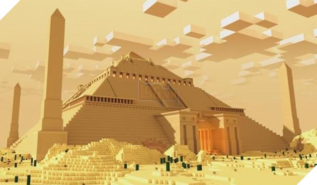 Game thủ dành 1 năm trời để tạo nên một Kim Tự Tháp hoành tráng trong Minecraft