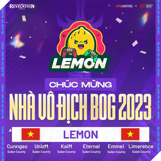 Việt Nam khẳng định vị thế tại Vòng Chung kết giải đấu Blaze of Glory 2023 - Revelation: Thiên Dụ 17