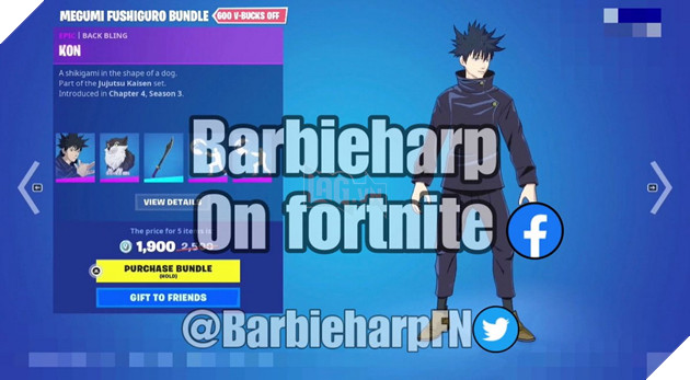 Jujutsu Kaisen chuẩn bị góp mặt vào thế giới Fortnite trong bản cập nhật mới 3