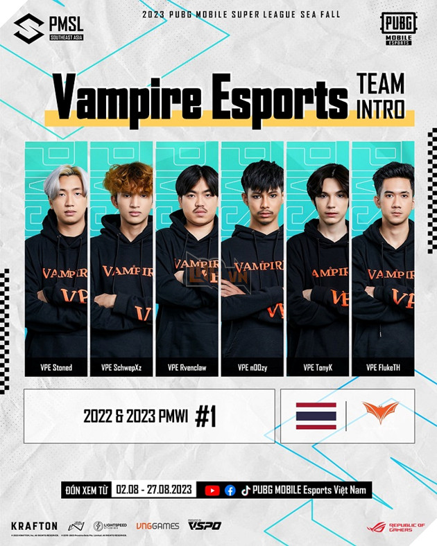 Các Thợ săn Việt Nam trang bị những gì cho đấu trường 2023 PMSL SEA Fall 5