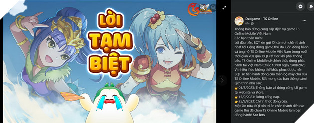 TS Online Mobile chính thức đóng cửa sau 4 năm hoạt động tại server Việt Nam 3