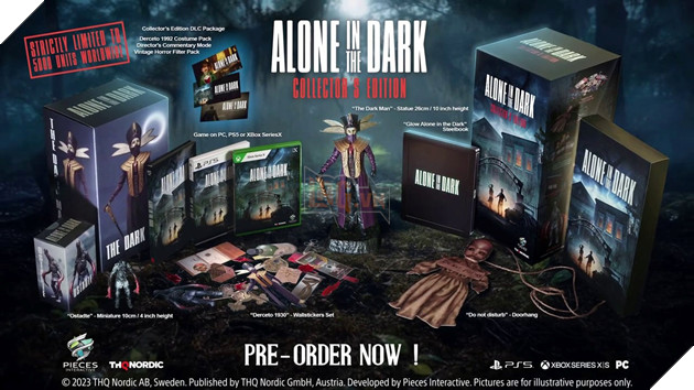 Alone in The Dark ra mắt trailer giới thiệu Collector's Edition với nhiều vật dụng ấn tượng 2