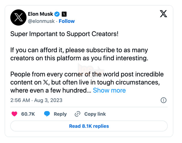 Elon Musk sẽ gặp trực tiếp và yêu cầu Tim Cook giảm phí "X" trên App Store
