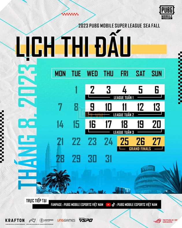 ROG Phone 7 là thiết bị thi đấu chính thức tại 2023 PUBG Mobile Super League SEA Fall 3