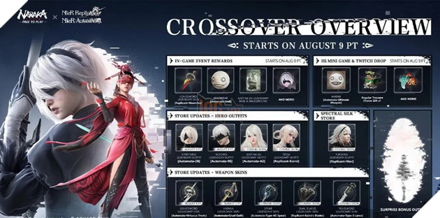 Naraka Bladepoint x NieR collab tung trailer xuất sắc và bắt đầu sự kiện vào ngày 9/8 3