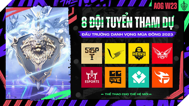 Chính thức khởi tranh giải đấu Liên Quân Mobile - Đấu tranh Danh vọng Mùa Đông 2023 từ ngày 24/08 2