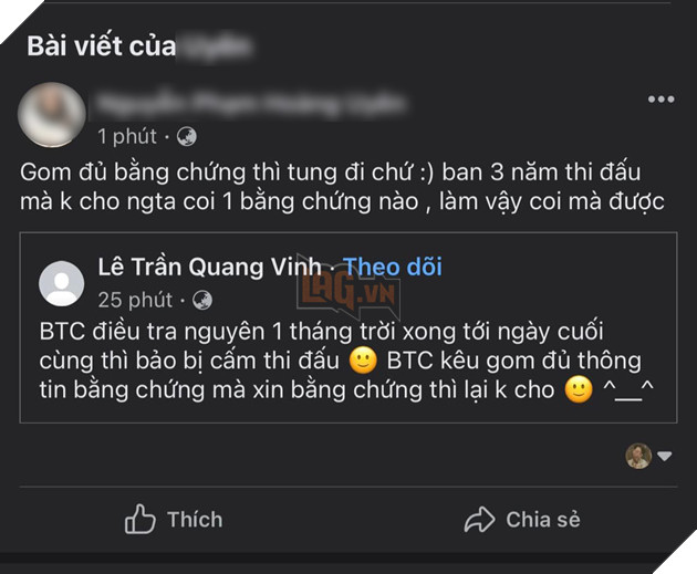 LMHT: Tuyển thủ SBTC Esports hé lộ án phạt 3 năm nhưng không được nhận bằng chứng, VCS chính thức lên tiếng 2