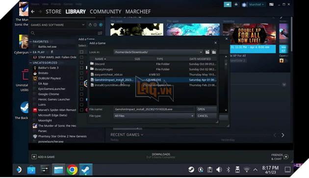 Hướng dẫn chơi Genshin Impact trên Steam Deck 4
