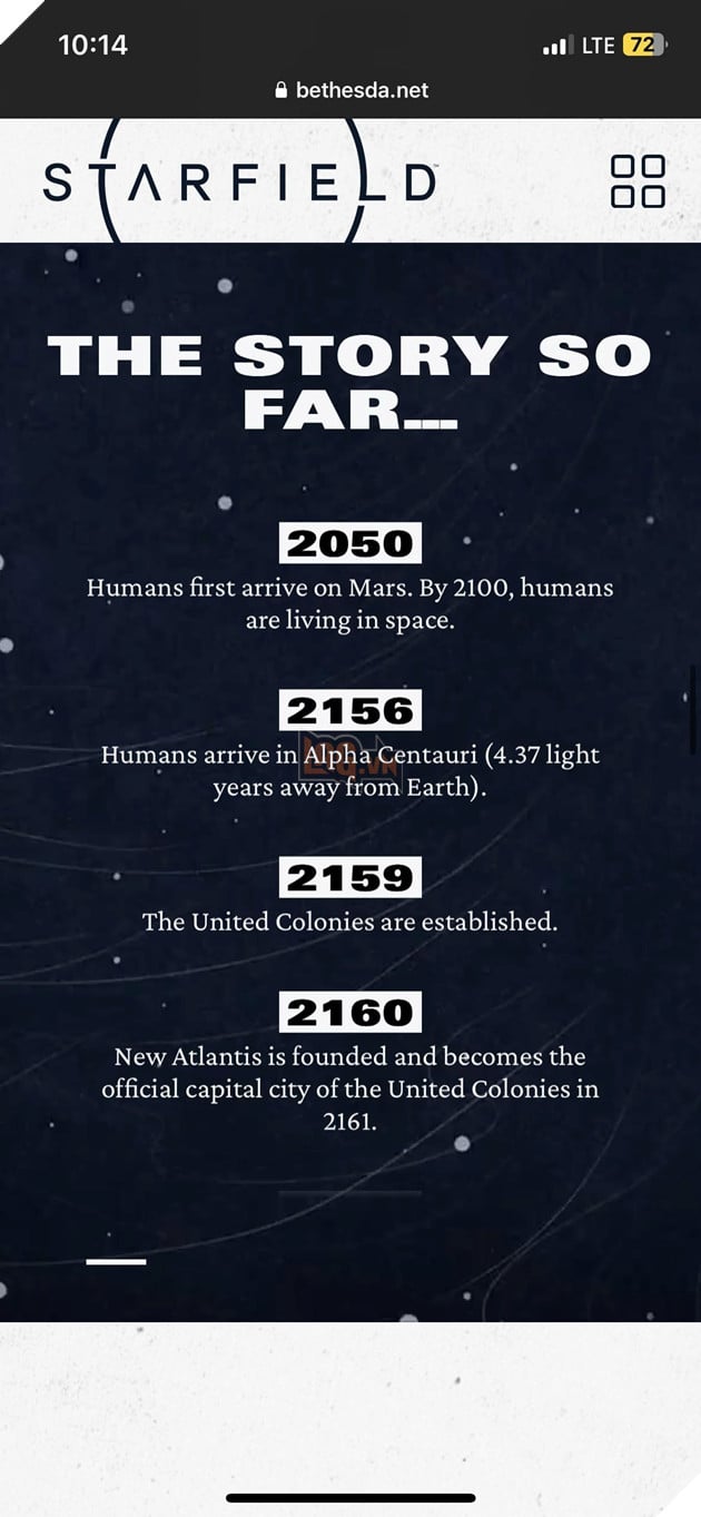 Timeline mới của cốt truyện Starfield khiến người hâm mộ tò mò về số phận Trái Đất trong game 2