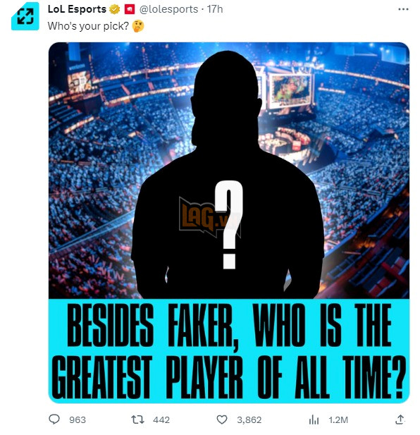 LMHT: Riot Games bất ngờ đăng bài tìm người sánh ngang với Faker về độ vĩ đại