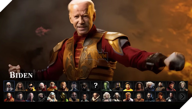 'Dính chưởng' AI, người nổi tiếng toàn cầu trở thành chiến binh MK và Street Fighter!