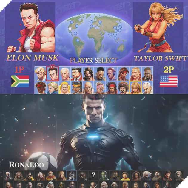 'Dính chưởng' AI, người nổi tiếng toàn cầu trở thành chiến binh MK và Street Fighter!
