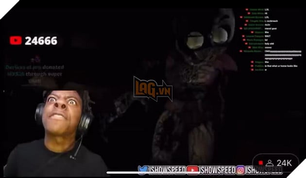 Youtuber iShowSpeed hớ hênh lộ hàng trên livestream hơn 25000 người xem và viral trên cả Twitter 3