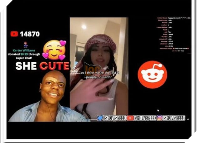 Youtuber iShowSpeed hớ hênh lộ hàng trên livestream hơn 25000 người xem và viral trên cả Twitter 2