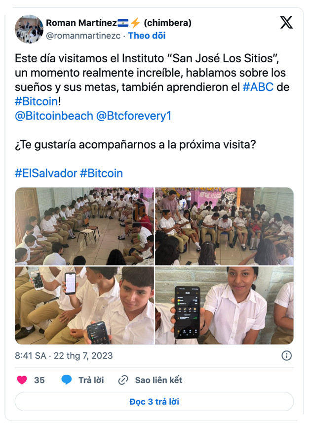 Mới chỉ 12 tuổi, những đứa trẻ ở El Salvador đã được dạy thực hiện giao dịch Bitcoin