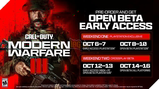 Call of Duty: Modern Warfare 3 xác nhận ngày mở Open Beta với 2 giai đoạn