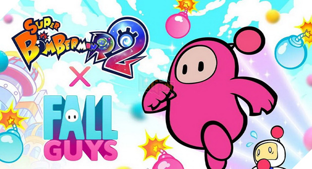 Fall Guys lấn sân sang Super Bomberman R 2 trong đợt hợp tác tiếp theo vào tháng 9 này
