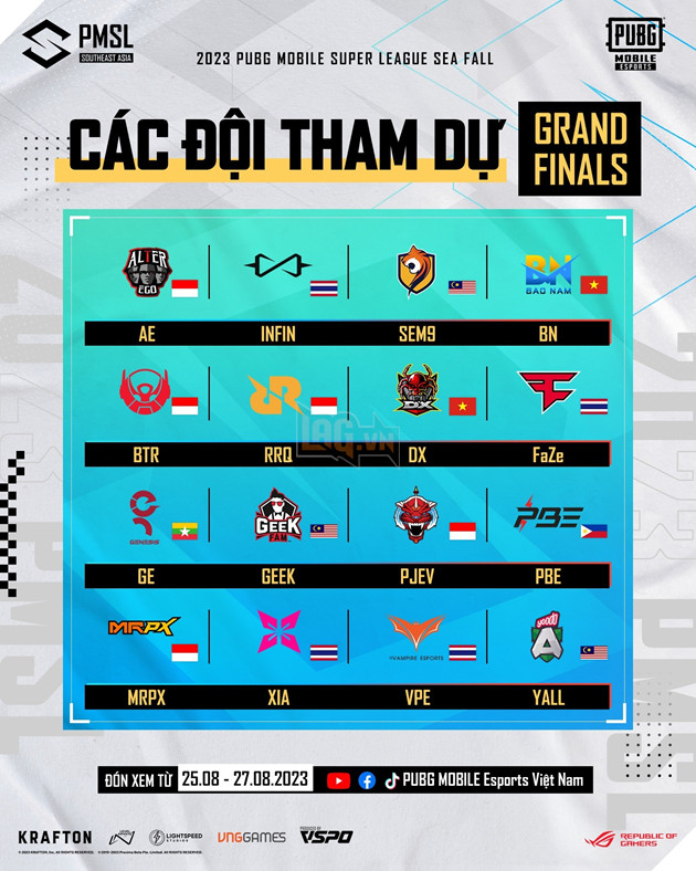 Lộ diện những thợ săn đại diện Việt Nam góp mặt tại Vòng Finals giải đấu 2023 PMSL SEA Fall 2