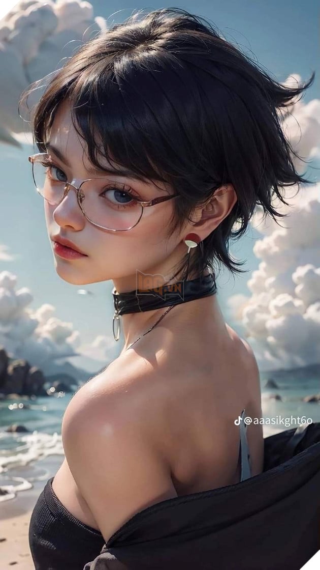 ai art sarada boruto timeskip