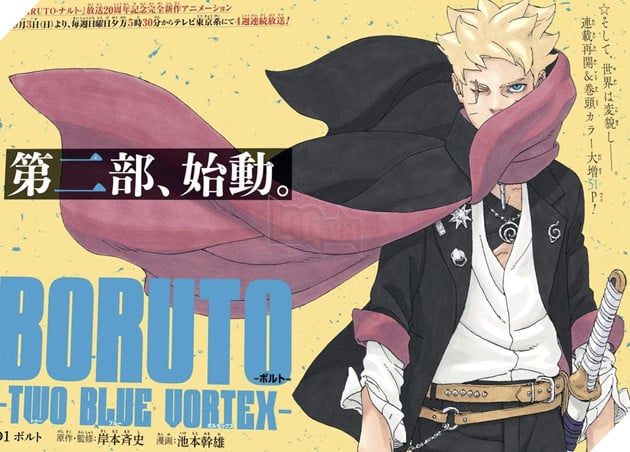 Manga Plus ngầm khẳng định rằng Boruto sẽ đen tối hơn trong phần Two Blue Vortex